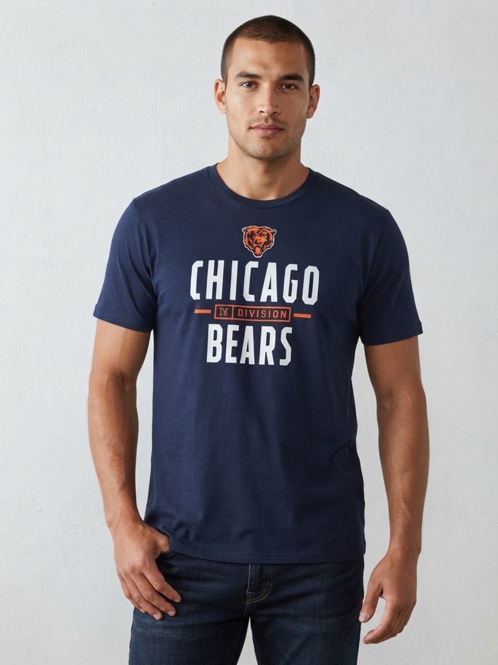 NFL Team Apparel Chicago Bears T-Shirt – Navy Blue (Men's Size XL) NWOT
